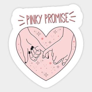 Pinky Promise Sticker